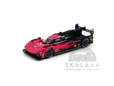 Model samochodu Cadillac V-Series.R #01 2024 IMSA Petit Le Mans Cadillac Racing w skali 1:64 - przód