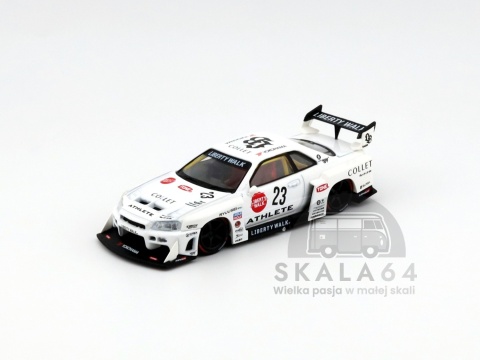 Model samochodu Nissan LB-ER34 Super Silhouette Athlete / Collet w skali 1:64 - przód