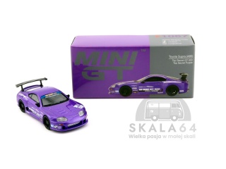 MINI GT Toyota Supra A80 Top Secret GT-300 Purple LHD MGT01067-L MiniGT