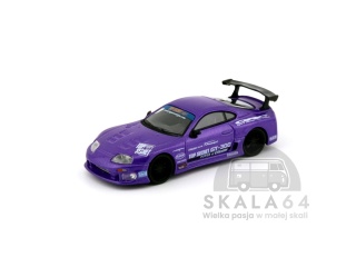 MINI GT Toyota Supra A80 Top Secret GT-300 Purple LHD MGT01067-L MiniGT