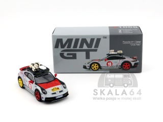 MINI GT Porsche 911 Dakar Uncle Rally LHD MGT01068-BL MiniGT