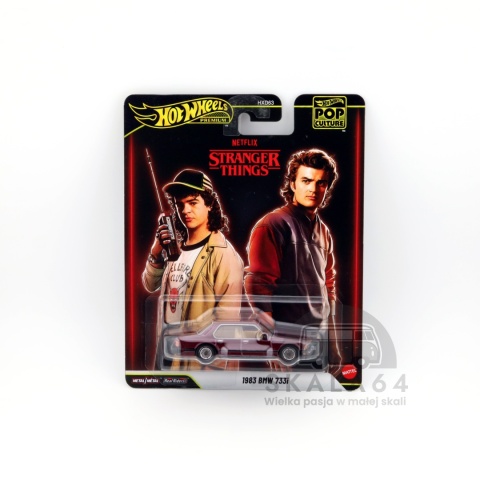 Model samochodu 1983 BMW 733i Netflix Stranger Things w skali 1:64