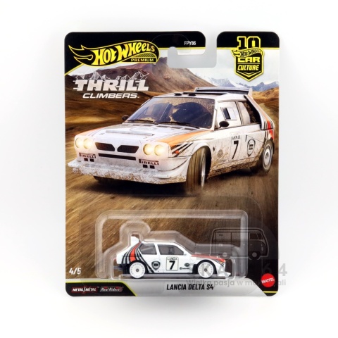 HOT WHEELS Premium Lancia Delta S4 Thrill Climbers JKF01