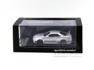 IGNITION MODEL Nissan Skyline R34 Nismo GT-R Z-tune Silver 1:64 Edycja Limitowana