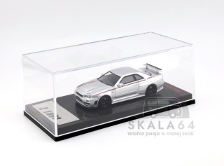 IGNITION MODEL Nissan Skyline R34 Nismo GT-R Z-tune Silver 1:64 Edycja Limitowana