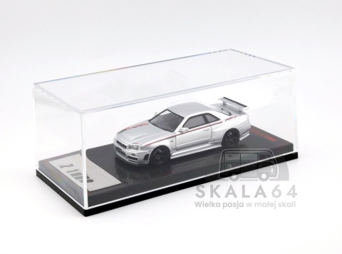 IGNITION MODEL Nissan Skyline R34 Nismo GT-R Z-tune Silver 1:64 Edycja Limitowana