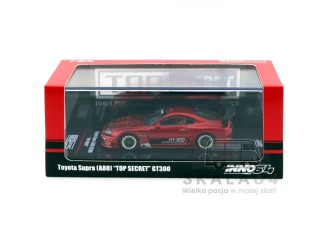 INNO64 Toyota Supra A80 GT300 Top Secret RED Inno 1:64