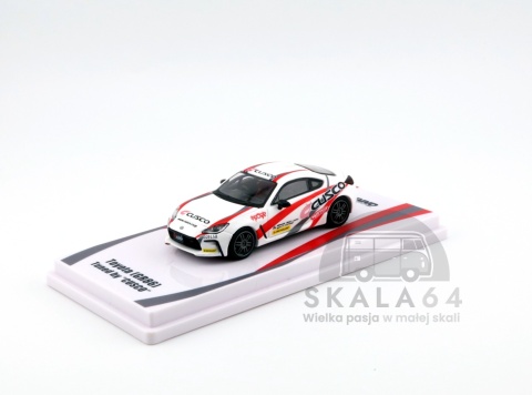 Model samochodu Toyota GR86 Tuned by CUSCO w skali 1:64 - przód