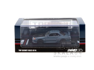 INNO64 Nissan Skyline GT-R R32 Top Secret Stealth Grey Inno 1:64