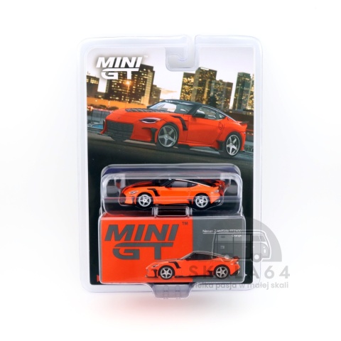 MINI GT Nissan Z VeilSide FFZ400 Orange LHD MGT00989-BL MiniGT