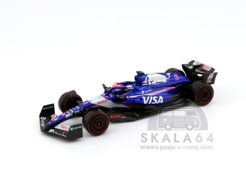Model bolidu RB VCARB 01 #3 2024 F1 2024 Bahrain GP Daniel Ricciardo w skali 1:64 - przód