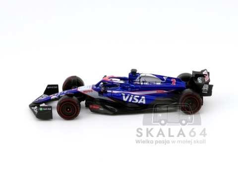 Model bolidu RB VCARB 01 #3 2024 F1 2024 Bahrain GP Daniel Ricciardo w skali 1:64 - bok