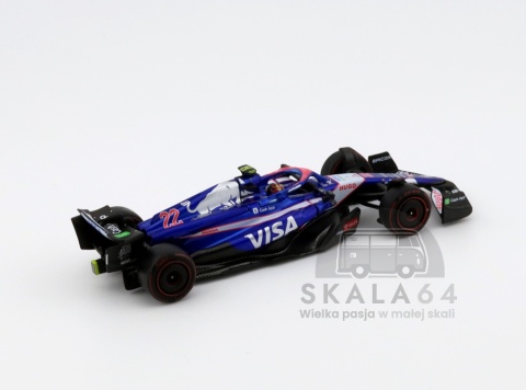 Model bolidu RB VCARB 01 #22 2024 F1 2024 Bahrain GP Yuki Tsunoda w skali 1:64 - tył