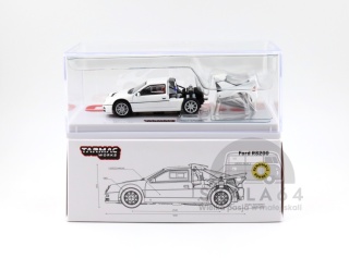 TARMAC WORKS Ford RS200 White Edycja Limitowana 1:64