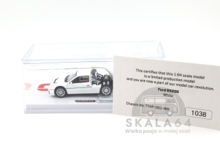 TARMAC WORKS Ford RS200 White Edycja Limitowana 1:64