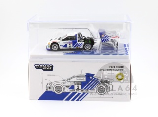 TARMAC WORKS Ford RS200 Lombard RAC Rally 1986 #2 Blomqvist Berglund 1:64