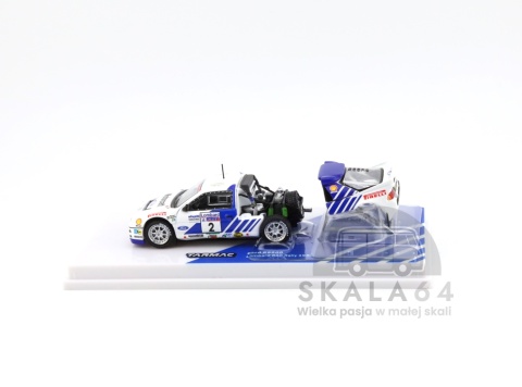 TARMAC WORKS Ford RS200 Lombard RAC Rally 1986 #2 Blomqvist Berglund 1:64