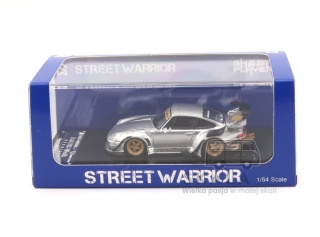 STREET WARRIOR - GHOST PLAYER Porsche 993 RWB RAUH-Welt Silver