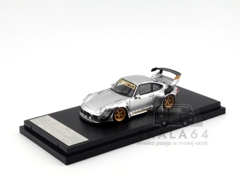 STREET WARRIOR - GHOST PLAYER Porsche 993 RWB RAUH-Welt Silver