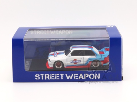 STREET WEAPON BMW 3 LTO E30 Limited Edition MARTINI White 1:64