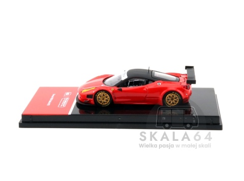 TARMAC WORKS Ferrari 458 Italia GT3 Red / Black 1:64