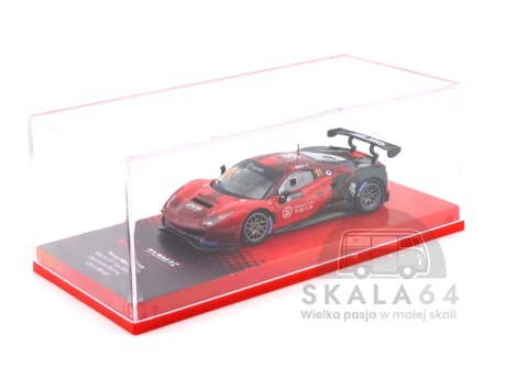 Model samochodu Ferrari 488 GT3 Macau GT Cup 2022 Harmony Racing Chen Weian #51 w skali 1:64 - gablotka