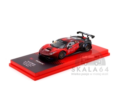 Model samochodu Ferrari 488 GT3 Macau GT Cup 2022 Harmony Racing Chen Weian #51 w skali 1:64 - przód
