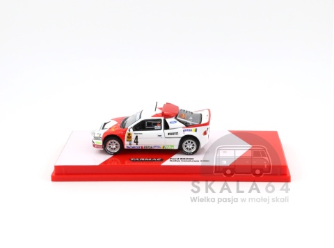 Model samochodu Ford RS200 Rallye Catalunya 1986 #04 Zanini Autet w skali 1:64 - bok