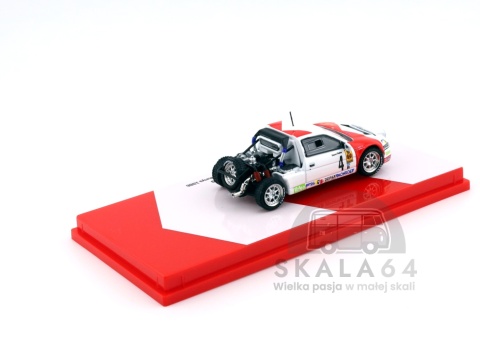 Model samochodu Ford RS200 Rallye Catalunya 1986 #04 Zanini Autet w skali 1:64 - komora