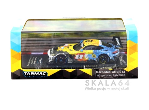 TARMAC WORKS Mercedes-AMG GT3 Nurburgring 2020 #2 Buurman Bastian Ellis Haupt 1:64