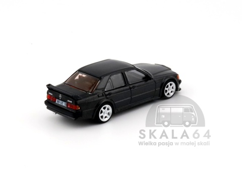 Model samochodu Mercedes-Benz 190 E 2.5-16 EVO 1 Blue-Black Metallic w skali 1:64 - tył