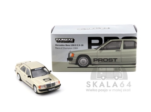 TARMAC WORKS Mercedes-Benz 190 E 2.5-16 EVO Race of Champion 1984 Alain Prost #5 1:64