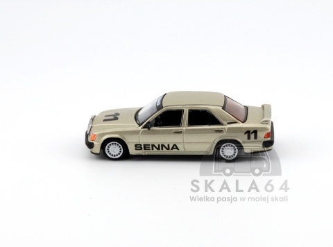 TARMAC WORKS Mercedes-Benz 190 E 2.5-16 EVO Race of Champion 1984 Ayrton Senna #11 1:64