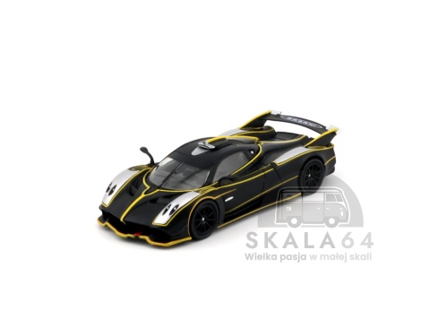 TARMAC WORKS Pagani Huayra R Matt Black / Silver 1:64
