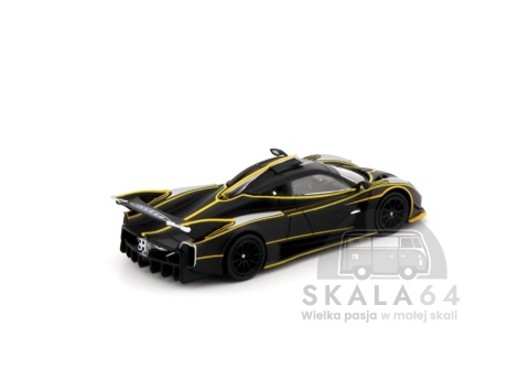 TARMAC WORKS Pagani Huayra R Matt Black / Silver 1:64