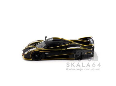 TARMAC WORKS Pagani Huayra R Matt Black / Silver 1:64