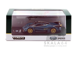 TARMAC WORKS Pagani Huayra R Turquoise Carbon Fiber 1:64