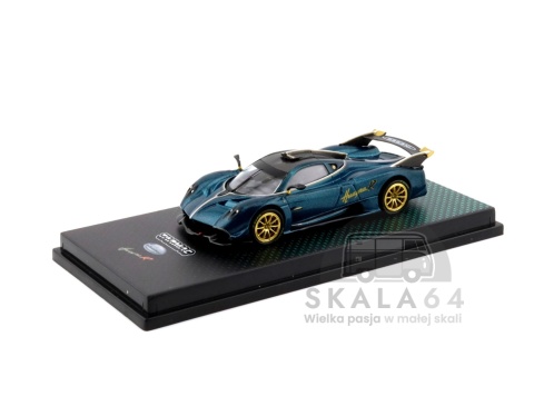 TARMAC WORKS Pagani Huayra R Turquoise Carbon Fiber 1:64