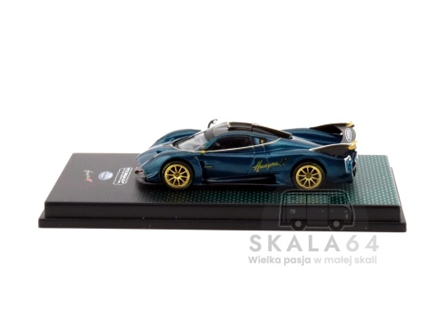 TARMAC WORKS Pagani Huayra R Turquoise Carbon Fiber 1:64