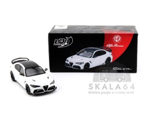 BBR MODELS Alfa Romeo Giulia GTAm White 1:64 BBRDIE6426