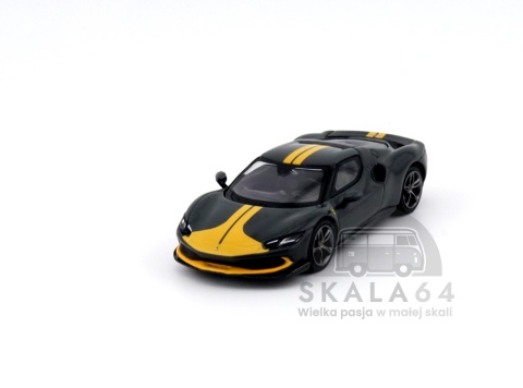 BBR MODELS Ferrari 296 GTB Assetto Fiorano Grigio Scuro 1:64 BBRFER64007