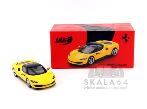 BBR MODELS Ferrari 296 GTB Giallo Modena 1:64 BBRFER64005