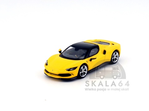 BBR MODELS Ferrari 296 GTB Giallo Modena 1:64 BBRFER64005