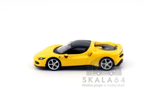 BBR MODELS Ferrari 296 GTB Giallo Modena 1:64 BBRFER64005
