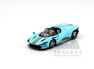 BBR MODELS Ferrari Daytona SP3 Light Blue 1:64 BBRFER64020