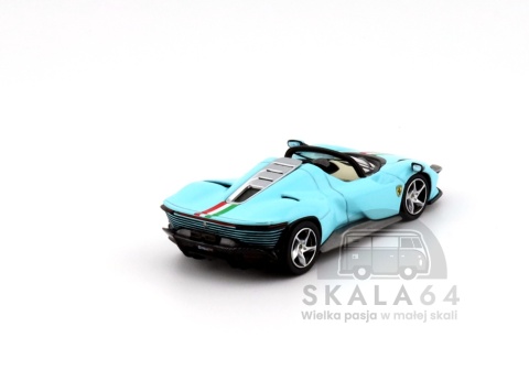 BBR MODELS Ferrari Daytona SP3 Light Blue 1:64 BBRFER64020