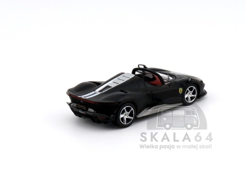 Model samochodu Ferrari Daytona SP3 Matt Black w skali 1:64 - tył