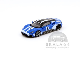 BBR MODELS Maserati MC20 #1 Blue / White 1:64 BBRDIE6408