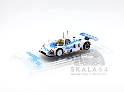 BM Creations Mazda 787B Sixth in the 1991 24h of Le Mans #18 White / Blue Limited Edition