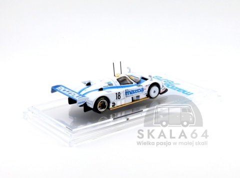 BM Creations Mazda 787B Sixth in the 1991 24h of Le Mans #18 White / Blue Limited Edition